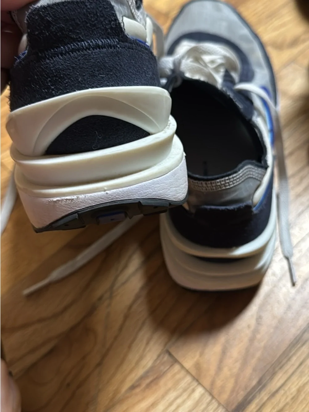 Nike Men's Sneakers in Blue, Black & White